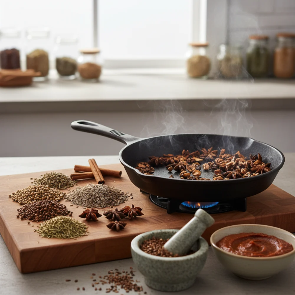 The Science and Technique of Toasting Spices for Maximum Flavor