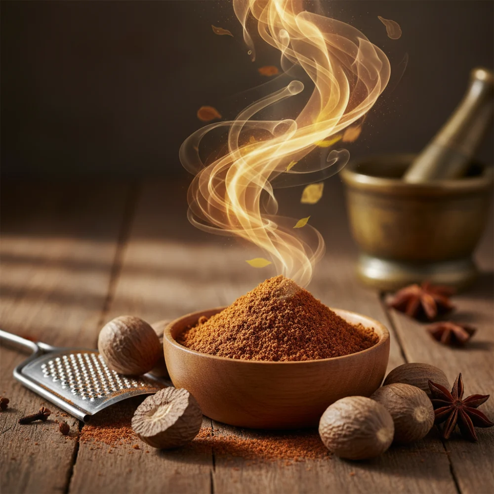 Understanding and Harnessing the Flavor Profile of Freshly Ground Nutmeg